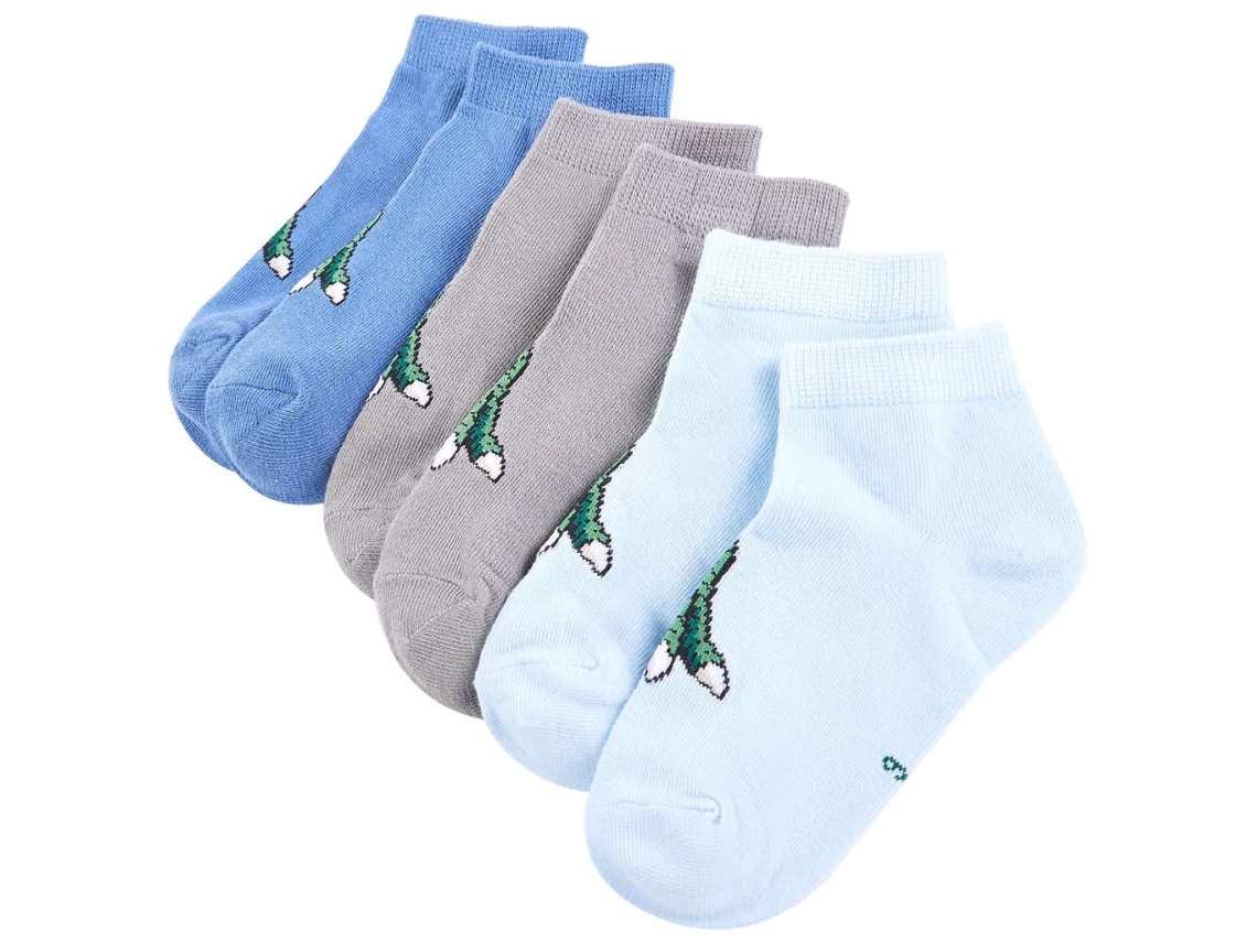 Meias Para Criança 5 Pares Ue 30-34