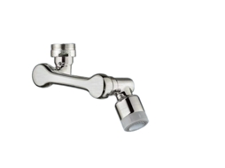 Extensor De Torneira Giratório 1080º 2 Saídas Água Aquaforge