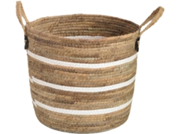 Cesto De Corda De Bananeira Trançada Com Alça Decorativa, Ideal Para Vasos De Flores Exclusivos Para Amantes