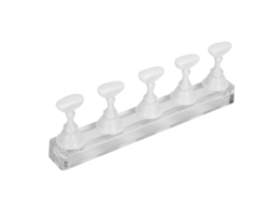 Suporte Prático Para Unhas Falsas Com Aderência Magnética Base De Acrílico Para Manicure Ferramenta De Exibição E Prática