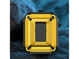 Capa Protetora Para Fones De Ouvido Com Textura De Diamante, Com Interruptor E Gancho Para Airpods 1/2