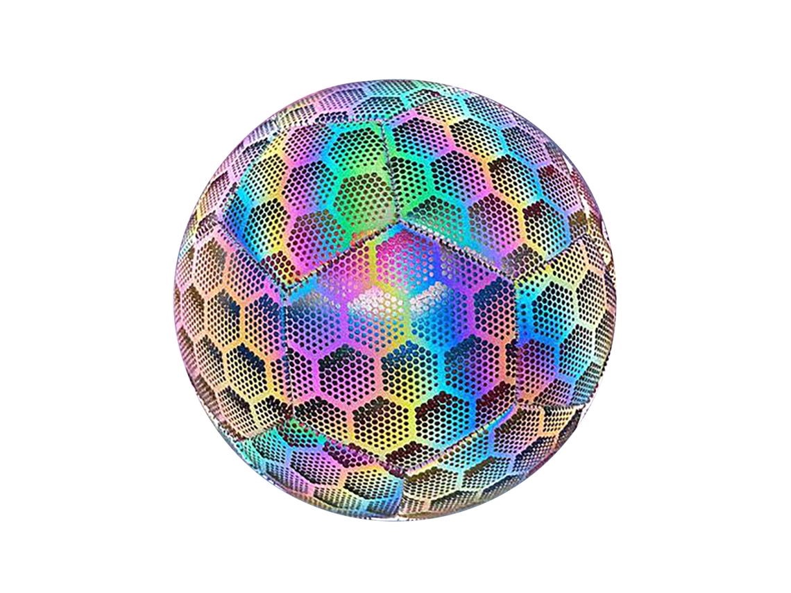 Bola de futebol refletora com bomba (sem marca)