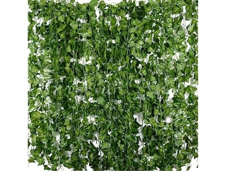 24pcs 2m plantas de hera artificial guirlanda decoração ao ar livre para casamento, jardim, escritório VINFUTUR