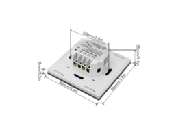 Laxiscreed Interruptor Wifi Rf Smart Com Toque E Comando De Voz Para Automação Doméstica