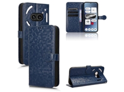 Capa De Couro Com Textura De Favo De Mel Para Celular Nothing Phone 2a