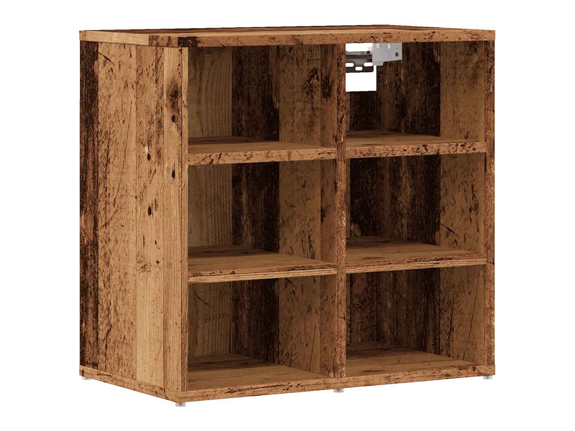 Shoe Cabinet, Shoe Cabinets Vidaxl Marrom Madeira Processada (52.5 X 30 X 50 Cm)