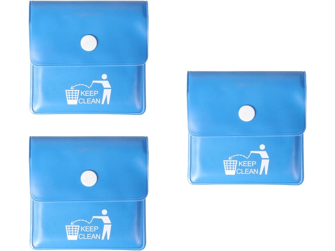Cinzeiro Portátil Impermeável De 3 Peças, Bolsas De Pvc Com Tampas De Abertura Rápida Para Carro, Escritório,