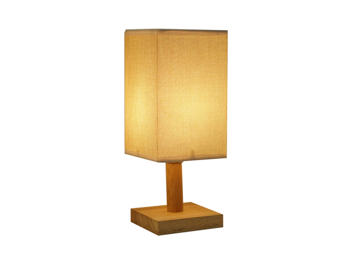 2026 lâmpada de Mesa de Noite com Proteção para os Olhos Usb Algodão Minimalista Moderna Luz de Leitura Bege Amarelo