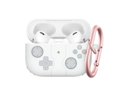 Capa Protetora De Silicone Macia E Resistente A Quedas Para Airpods Pro 2 Com Gancho.