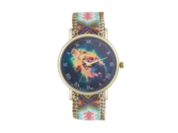 Relógio Casual de Moda para Homens e Mulheres com Pulseira de Lã Movimento de Quartzo