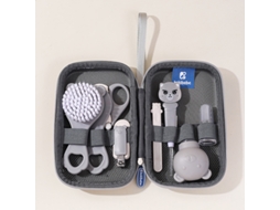 Bebê Pente Conta gotas Alimentador Cuidados Conjunto AOZORZ (cinza Dig Earloop 17.5*13.5*6cm)