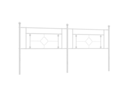 Headboard, Headboards Vidaxl Branco Aço (193 Cm)