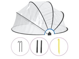 Maison Exclusive - Cúpula De Piscina Redonda 315x158 Cm Pvc