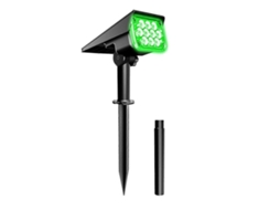 Holofote Solar Para Jardim, Luz Solar Ip65, Luz Verde Para Decoração De Pátios, Luz Solar Para Áreas Externas Olysi Shop