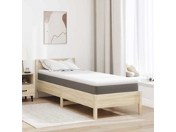 Vidaxl Topper De Colchão Branco 80 X 200 Cm Tecido Jacquard