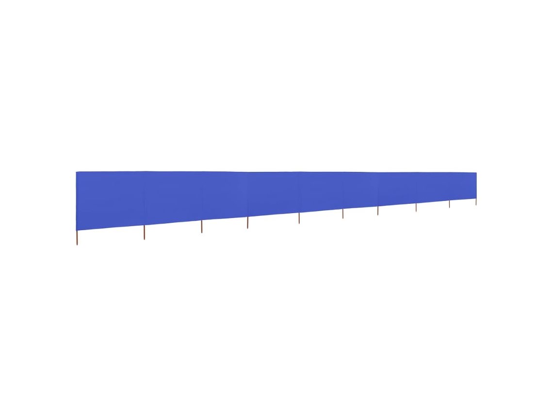 Para Vento | Biombo | Divisória Com 9 Painéis Em Tecido 1200x120 Cm Azul Montello Wsd539954 Adorável Casa