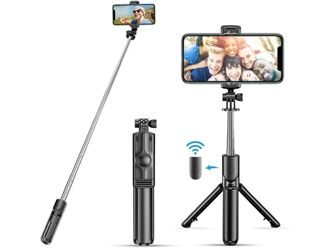 Tripé Retrátil Para Selfie Com Controle Remoto Sem Fio, Suporte Portátil Para Celular Para 2025