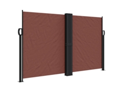 Retractable Side Awning, Retractable Side Awnings Vidaxl Marrom Poliéster (140 X 1000 Cm)