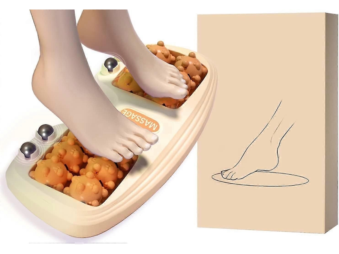 Massageador De Pés Com Rolo, Massagem Shiatsu, Ferramenta Reflexologia Podal, Alívio Da Dor Nos E Relaxamento Fascite Plantar.