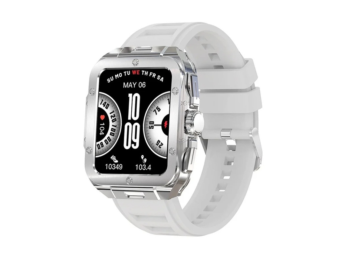 Smartwatch 185 com tela sensível ao toque completa, monitoramento de frequência cardíaca e SpO2, modo esportivo Sono 20, assistente de voz para fitness, Bestvite