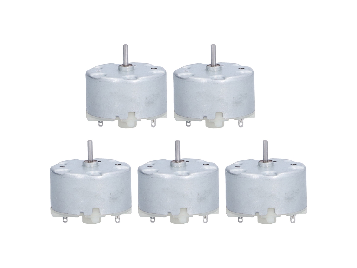 5pçs Motor De Escova Dc Rf-500tb 3v 2700rpm Para Ferramentas Elétricas Automotivas De Ligação Micro