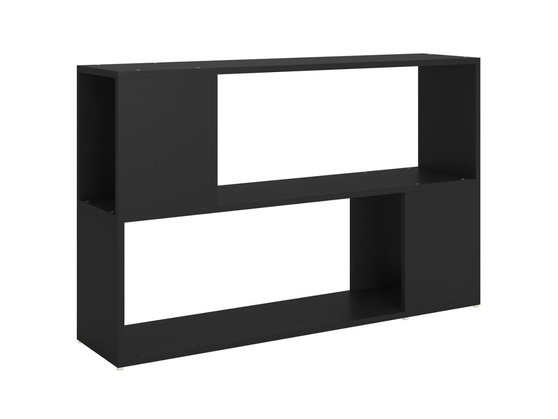 Book Cabinet, Book Cabinets Vidaxl Preto Madeira Processada (100 X 24 X 63 Cm)