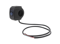 Interruptor Moto 2026 Impermeável 22mm com Luz Azul e Controle S/MARCA