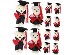 Kit Com 12 Ursinhos De Pelúcia Para Formatura, Faça Você Mesmo Seu