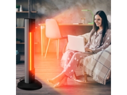 Aquecedor Infravermelho Solaris Terra 1500W com Função de Temporizador TECTAKE