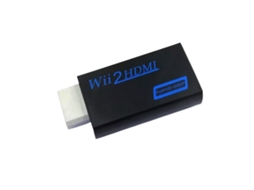 Adaptador Wii Para Hdmi Preto Conversor Sinal Full Hd 720p-1080p Áudio Integrado Instalação Simples Plug And Play