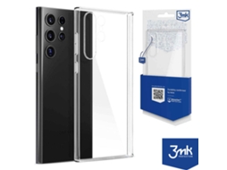 Capa para Samsung Galaxy 1/S23 Ultra 3MK Silicone Transparente