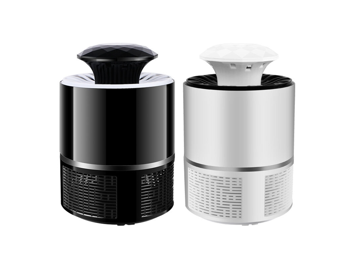 Lâmpada Led Portátil Branca Nº 360 para Matar Mosquitos com Carregamento Usb Design Silencioso MDUG