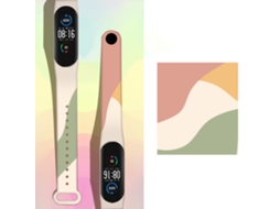 Aetheria cinta Colorida Compatível com Xiaomi Mi Band 3/4/5/6 de Tpu Soft para Pulseira de Relógio Substituição