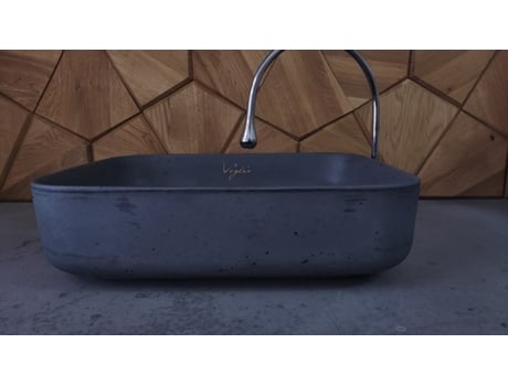 Lavatório de Betão Cor Antracite Modelo V13