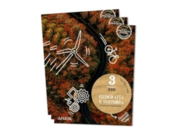 Livro Geografía E Historia 3. Da Editorial Anaya De Manuel Burgos Alonso, Mª Concepción Muñoz-delgado Y Mérida Et Al. (espanhol)