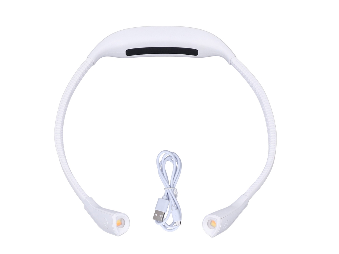 Luminária de Pescoço Portátil Recarregável Via Usb com Led para Leitura CHABERLU