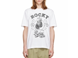 Rockinstone Rocky Movie White Adult T-shirt Size:xxxl