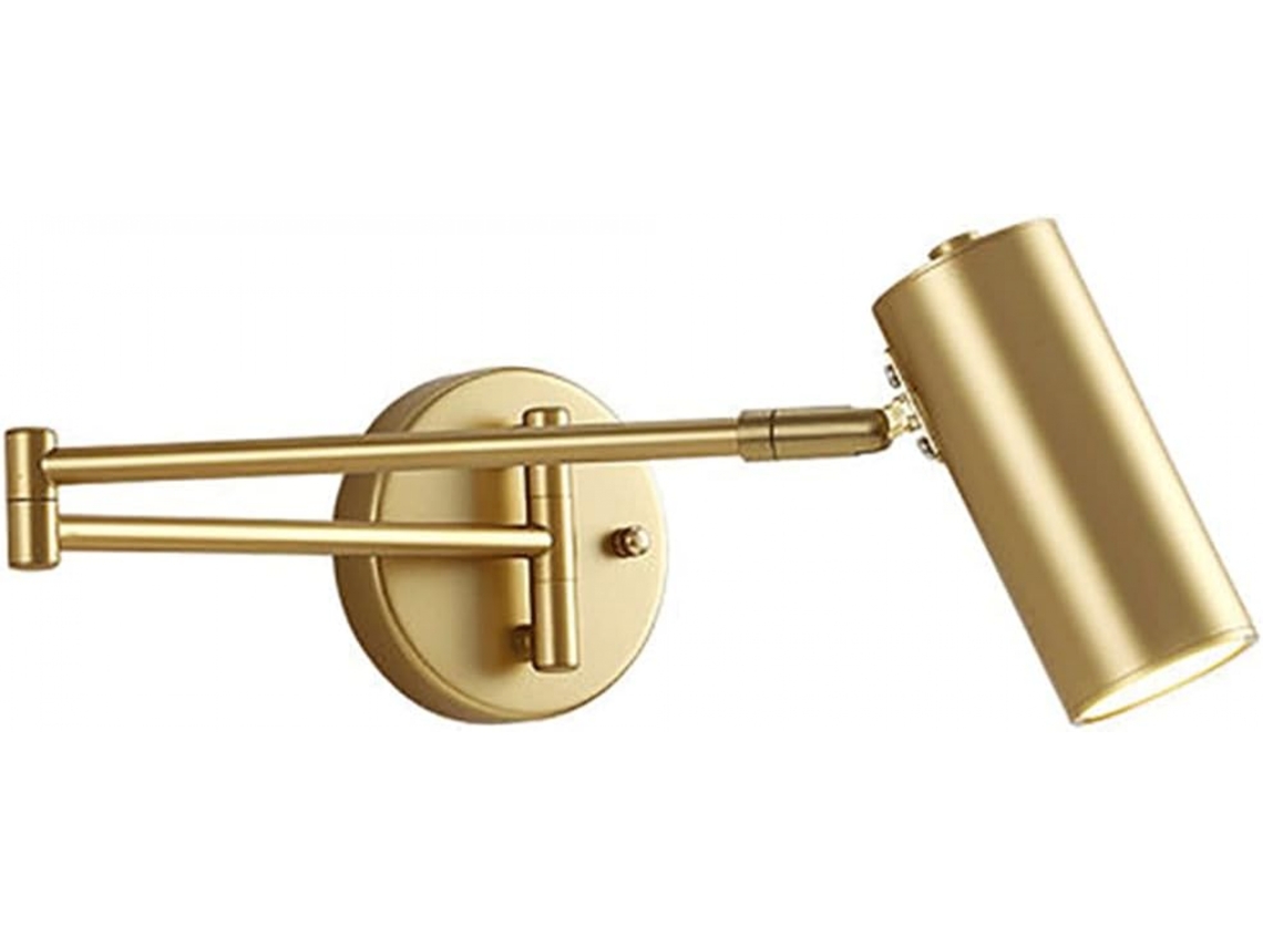 Dobrável Creative Decorative Wall Light with Quente Light of 5W BRILVIBERA (cobre)