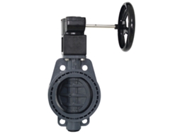 Valvula de PVC Mariposa com Acionamento Manual com Redutor e EPDM 160 HIDROTEN
