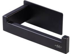 Suporte Para Papel Higiênico Para Vaso Sanitário Sem Necessidade De Furar, Autoadesivo, Preto (disp Gokoco