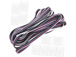Conector Para Fita Led, Cabo Sem Solda, Design Compacto E Portátil, 1 Metro De Comprimento, Para Ins Gokoco