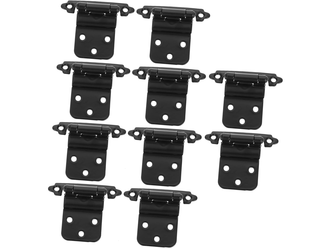 Conjunto De 10 Dobradiças Sobreposição Semi-ocultas Para Armários
