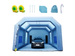 Cabine Insuflável Para Pintura Em Tecido Oxford E Pvc Durável Tekmaquinas