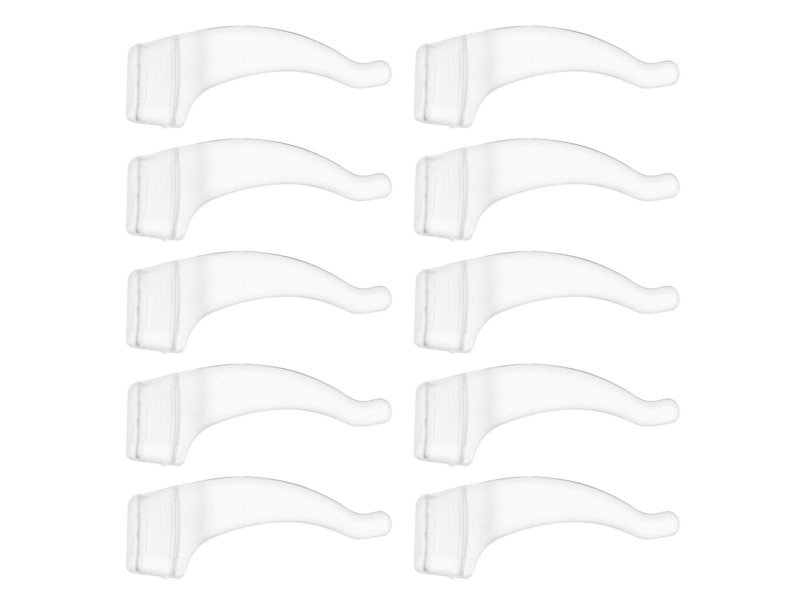 20 Pares de Gafas, Ganchos para Orejas Silicone Negra, Orejas, Tapones Gafas , Suporte Conforto GOKOCO