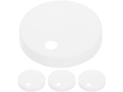 Tampas De Fuso Vaso Sanitário E Conjunto 4 Peças Plástico Branco Fusos Decorativos Assento Fácil Instalação