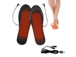 2026-plantillas De Zapato Calentadas Usb Con Fibra De Carbono Lavables Para Pie Unisex 4.5v Tamanho M (35-40)