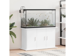 Vidaxl Suporte De Aquário 101x41x58 Cm Derivados De Madeira Branco
