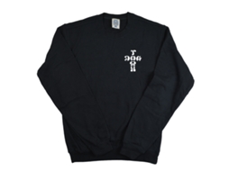 Dogtown Cross Logo Sweatshirt Black Unisex Adults Size:l