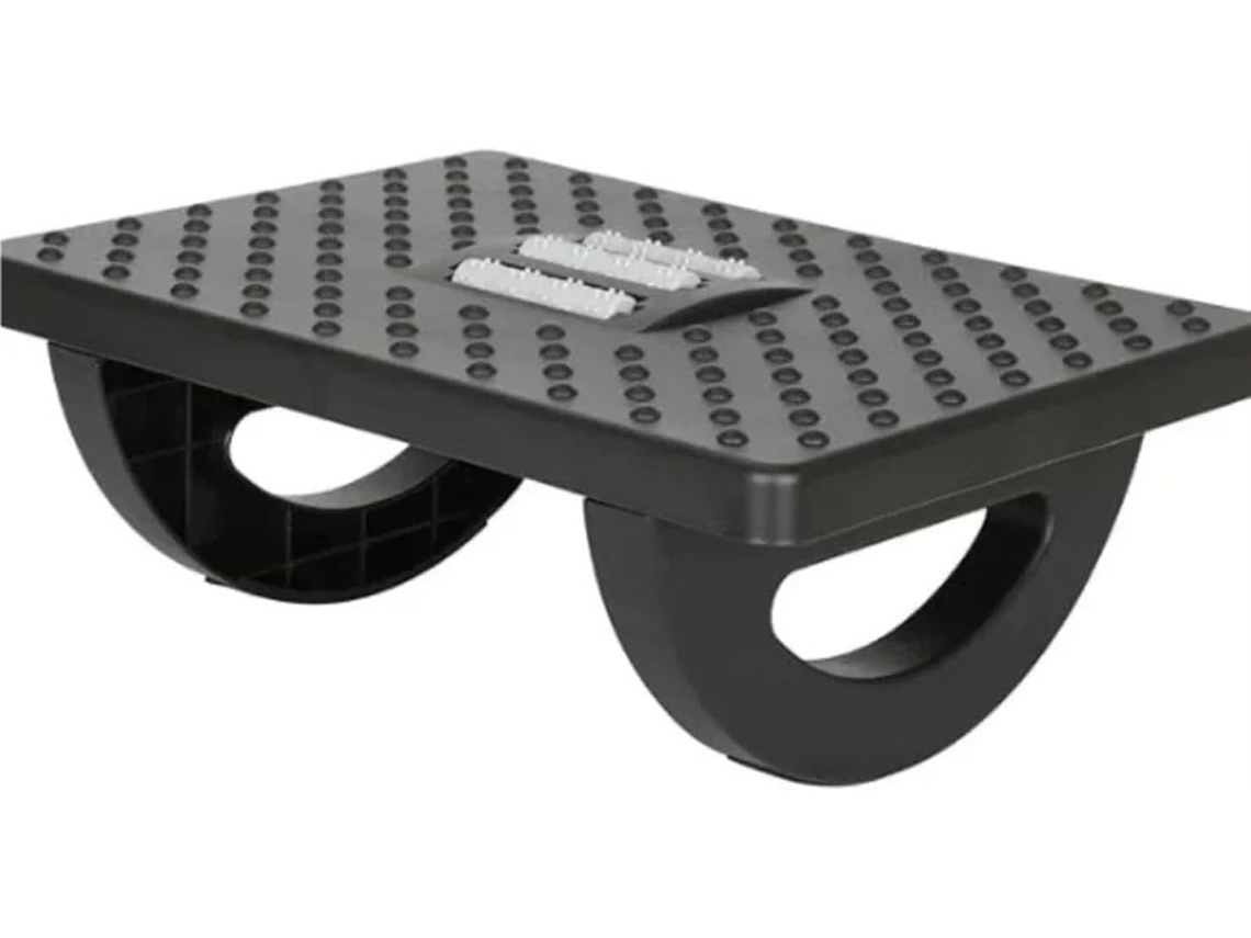 Apoio Pés Escritório Sob A Mesa Altura Ajustável Função Massagem Balanço Uso