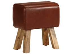 Bok Bench, Bok Benches Vidaxl Marrom Couro (38 Cm)